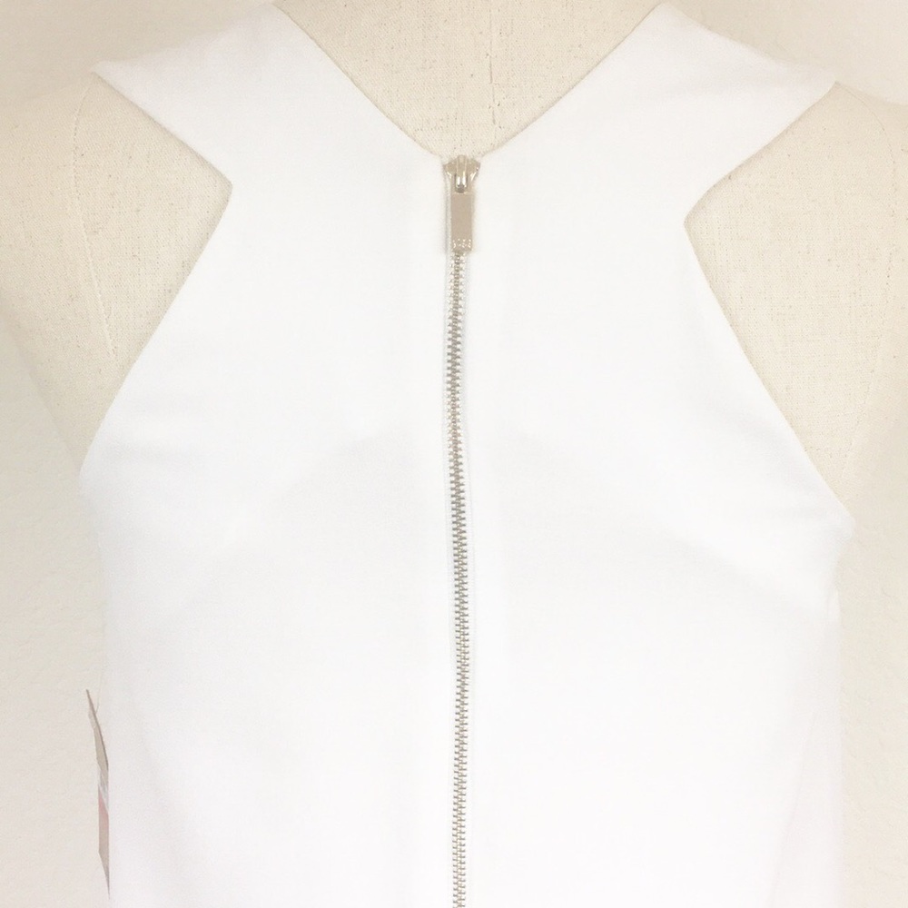 NWT Rachel Roy Winter White Dress w/ Pockets XS - Picture 6 of 8